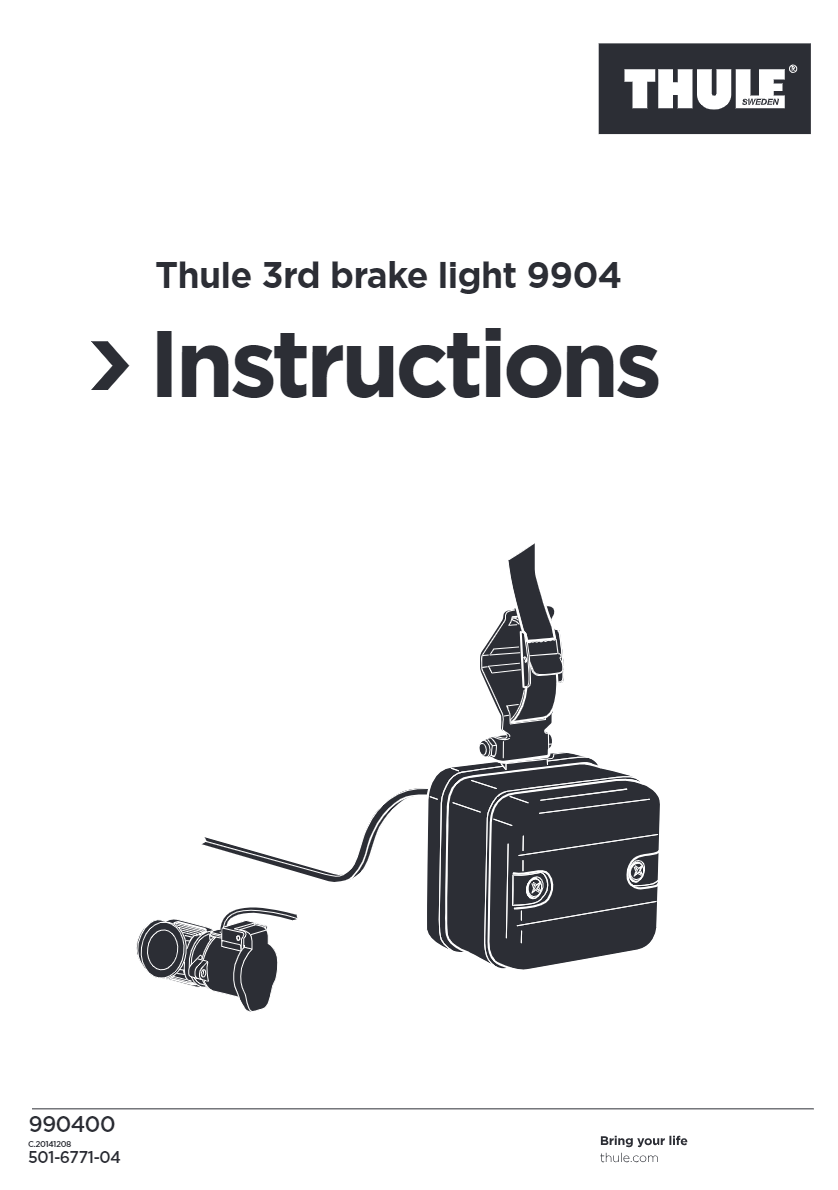 Thule 3rd Brake Light for Rear Mounted Products