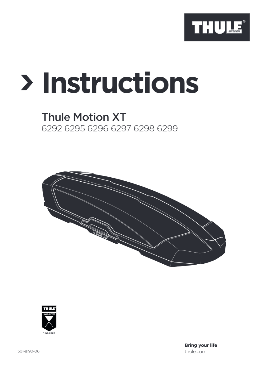 Thule Motion XT XL Roof Box Titan 500L Capacity