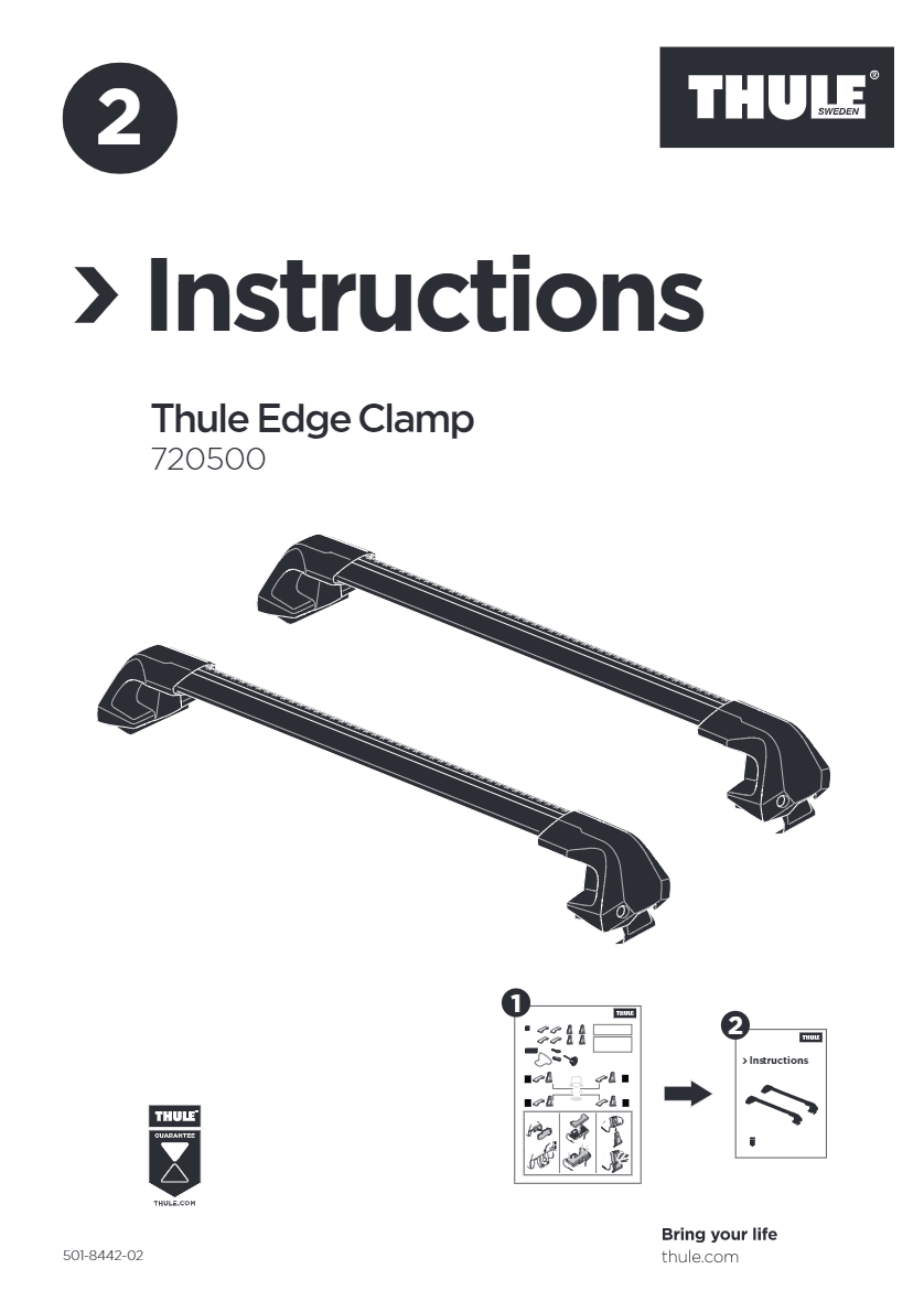 Thule edge clamp online 7205