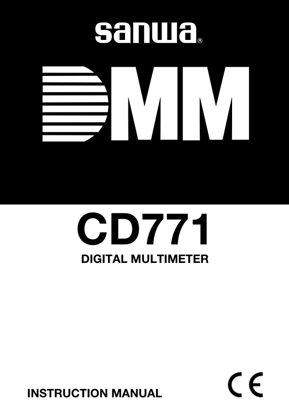 Sanwa CD771 | Digital Multimeter with Backlight & Continuity