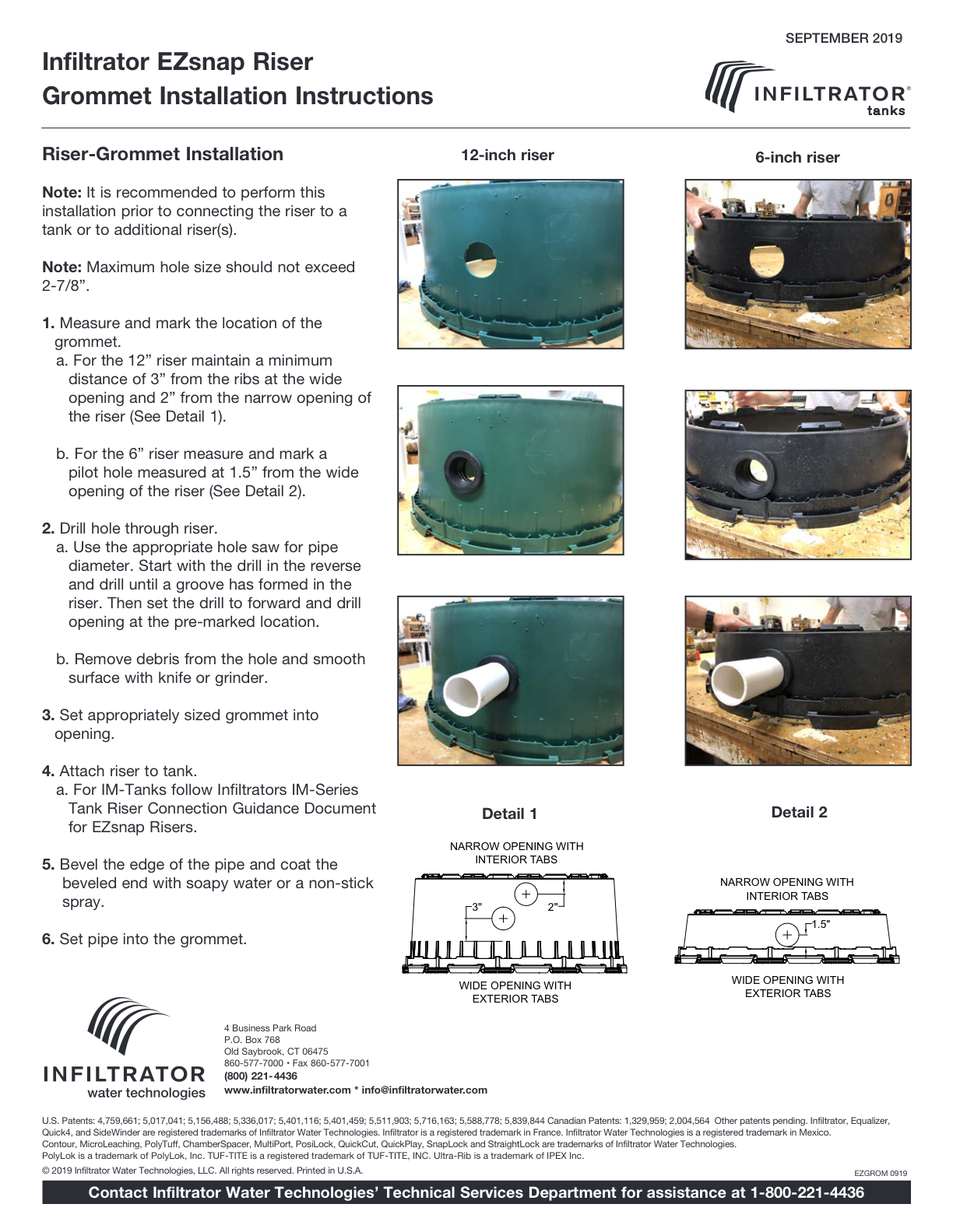 Infiltrator EZ SNAP 24 Septic Tank Lid ONLY (Green) - The Drainage  Products Store