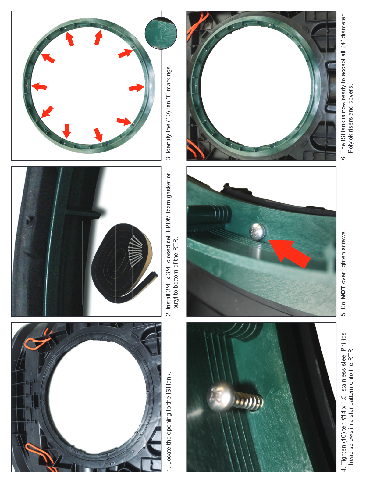 Septic Tank Rv Adapter Polylok Septic Tank Adapter Ring Polylok 3009-AR 20 Or 24 Inch Septic ...